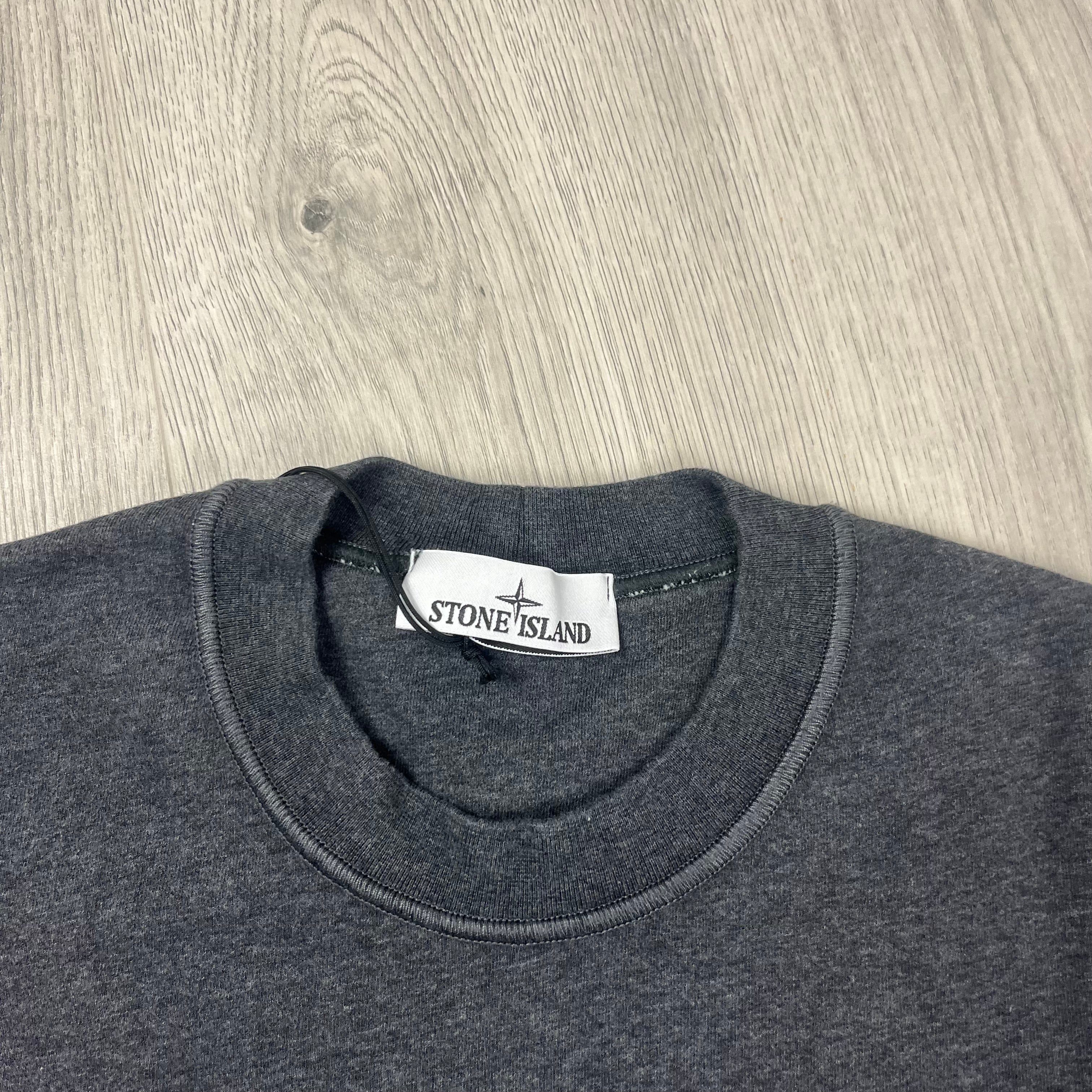 Stone Island Dyed Sweatshirt - Grey Ironleague