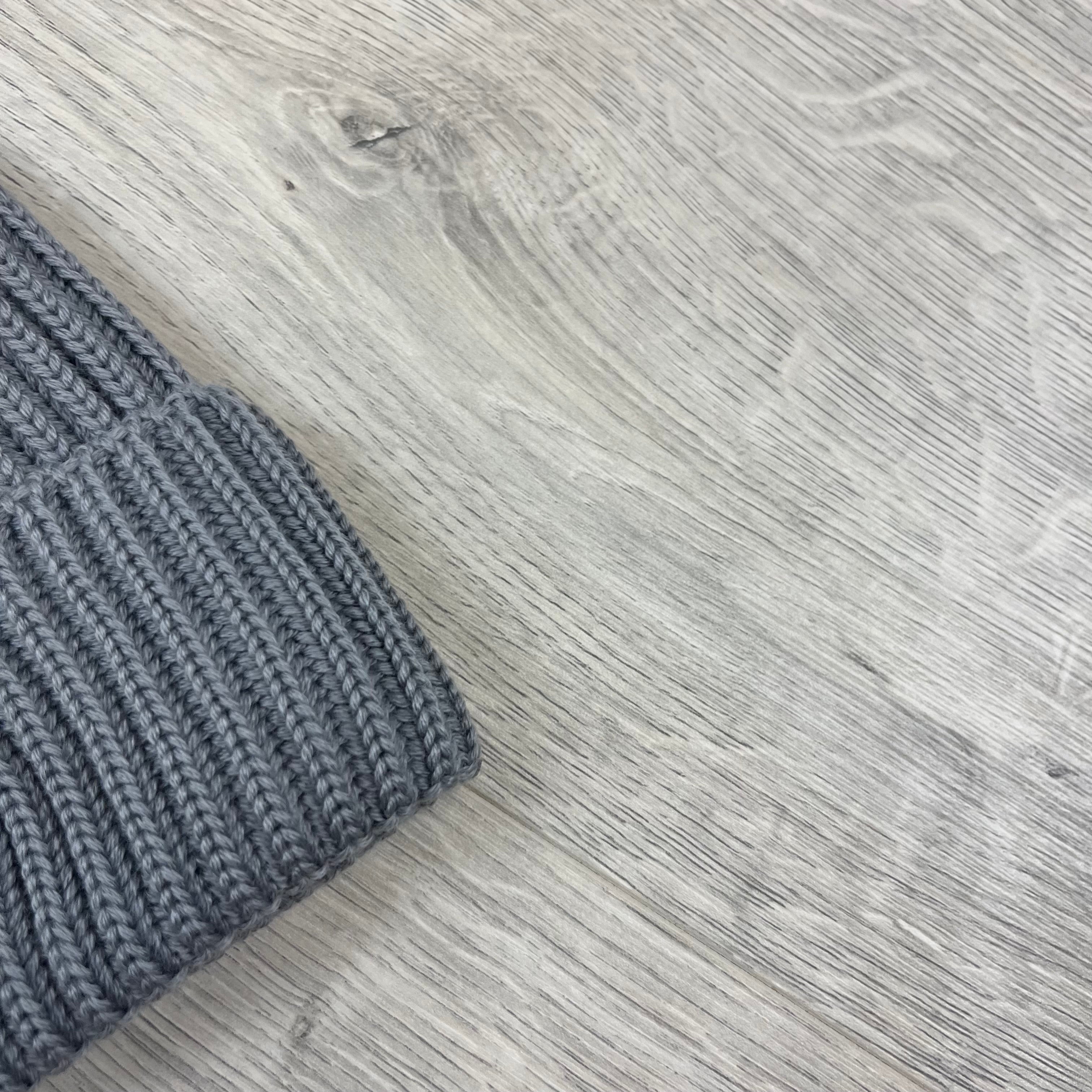 CP Company Lens Beanie - Grey Ironleague