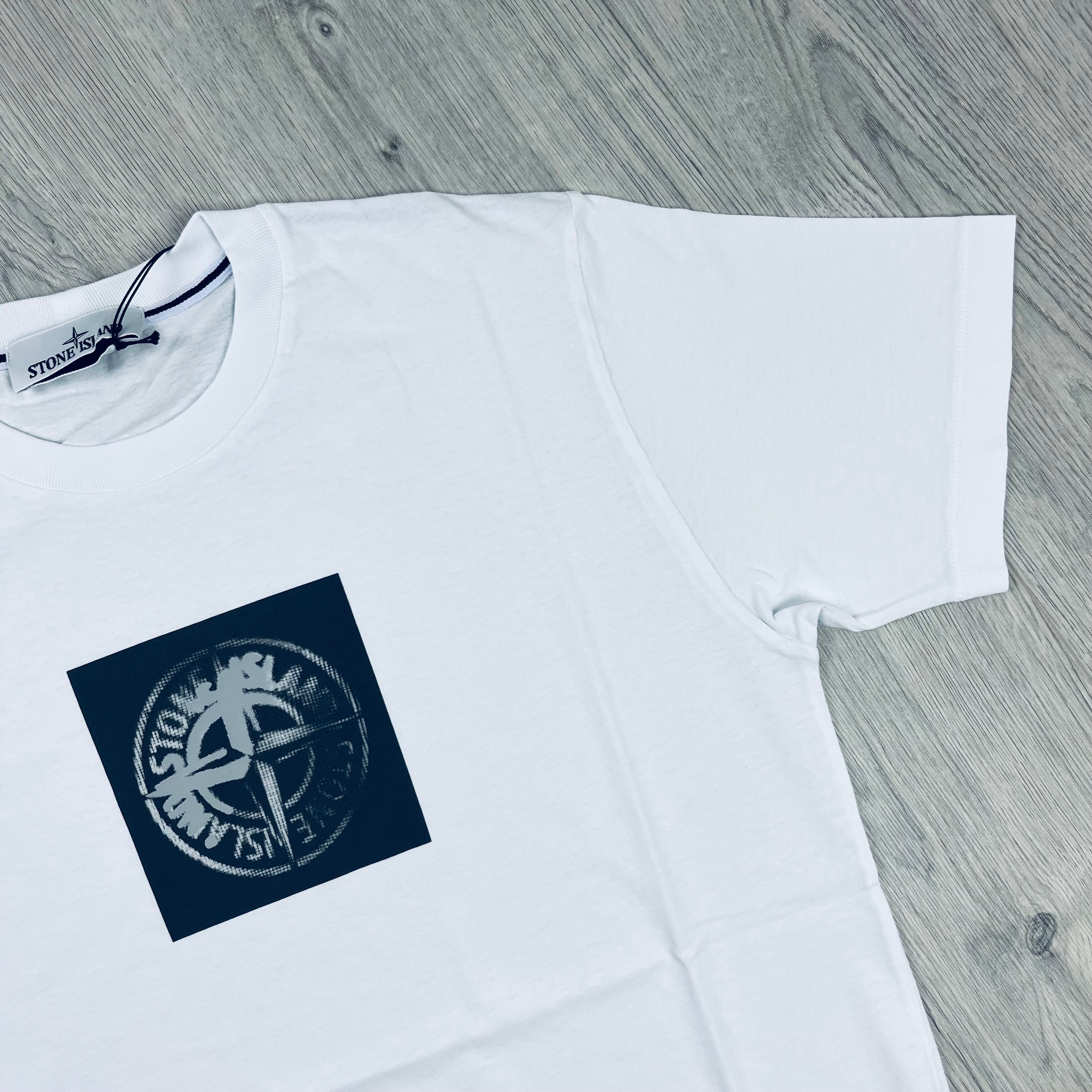 Stone Island Printed T-Shirt - White Ironleague