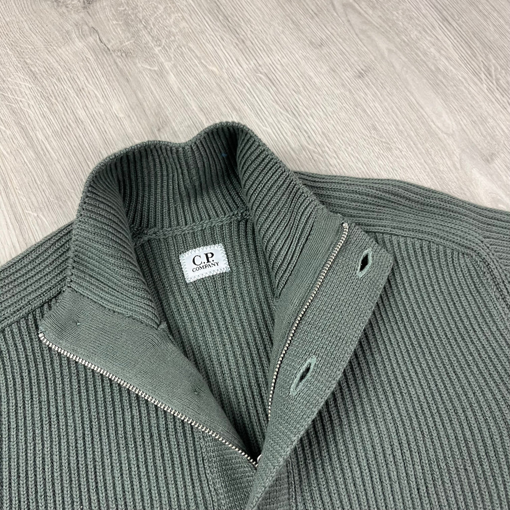 CP Company Knit Fleece - Gunmetal Ironleague