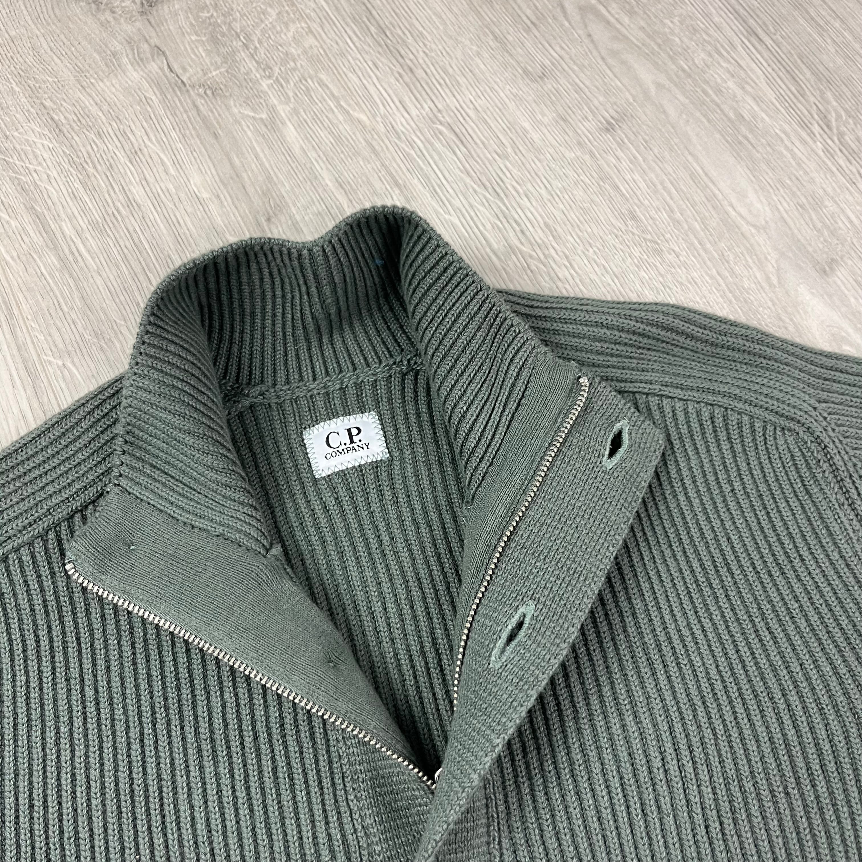 CP Company Knit Fleece - Gunmetal Ironleague