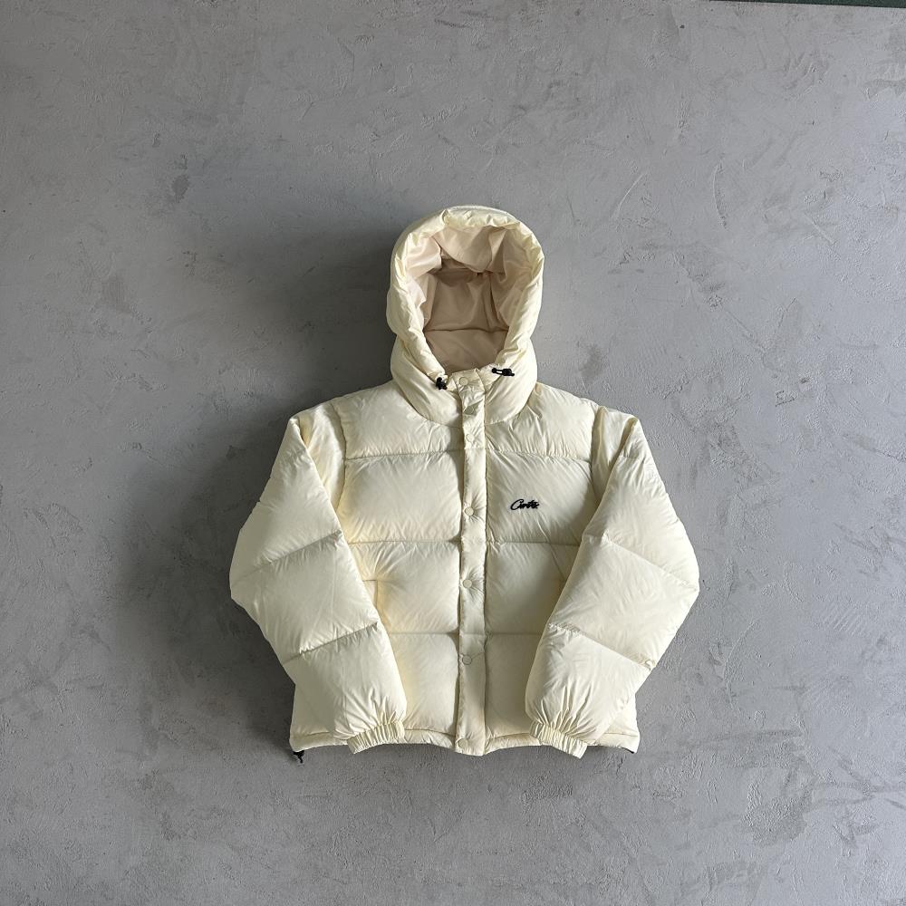 Corteiz Bolo V2 Down Jacket - Cream Ironleague