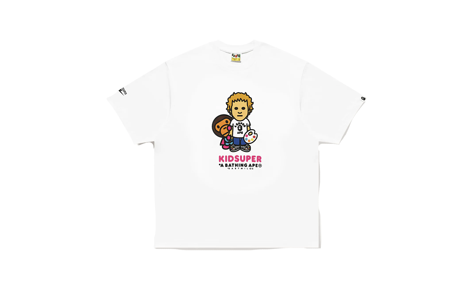 BAPE MILO TEE KIDSUPER - White