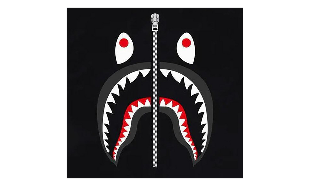 BAPE Shark Tee Black 1G80 110 001 BLACK