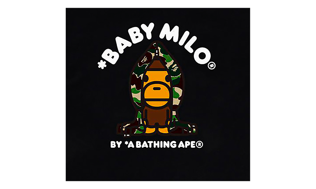 BAPE ABC Camo Milo Hoodie SS Tee Black/Green Camo 0ZXTEMX00510Q BKM
