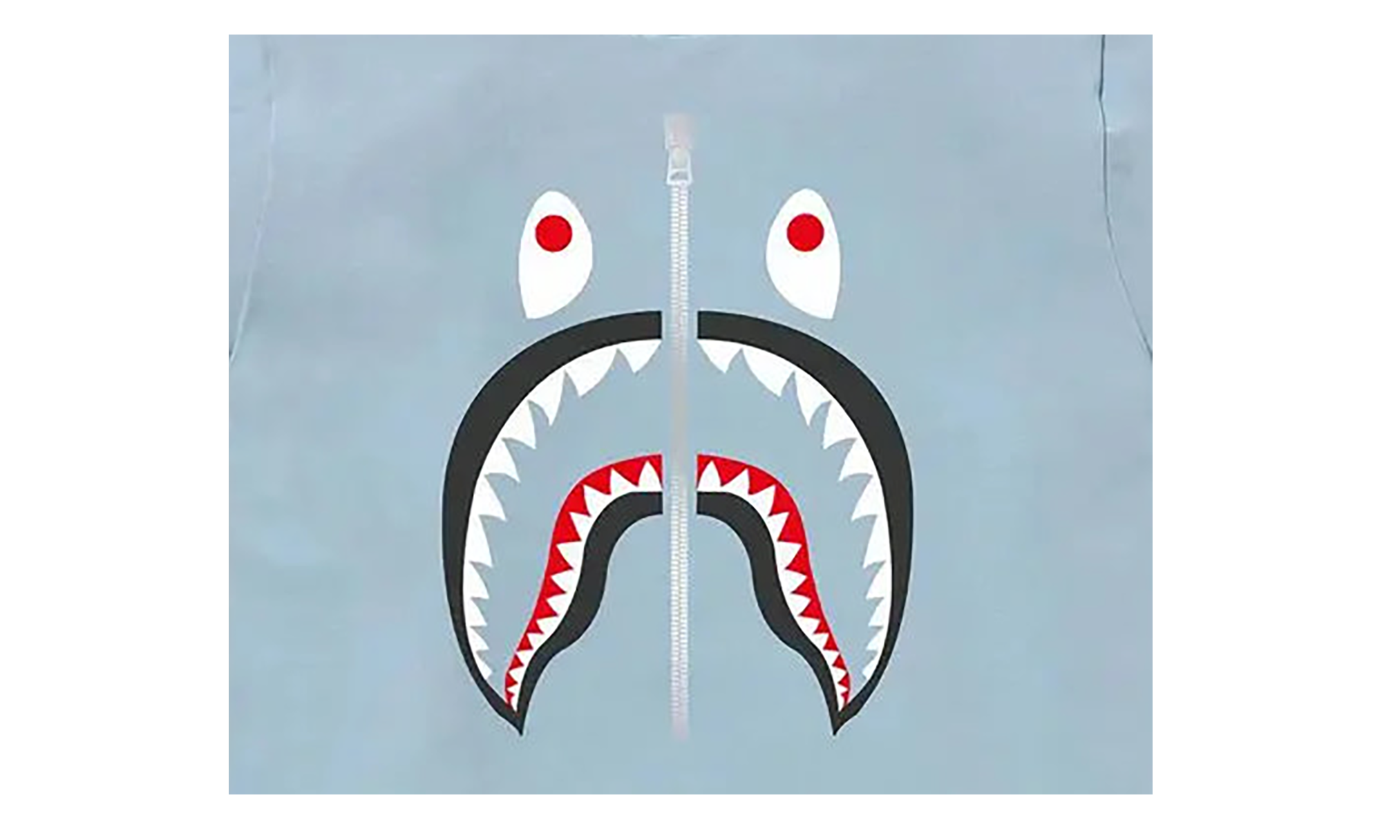 BAPE Shark Tee Sax Light Blue 001TEK301003M SAX