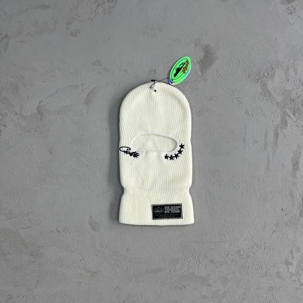 Corteiz 5th Anniversary Balaclava - White Ironleague