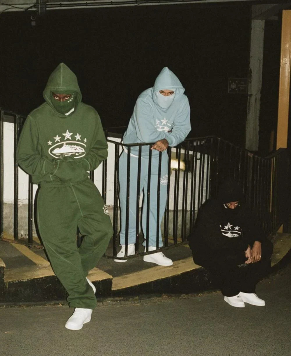 Corteiz 5 Starz Alcatraz Tracksuit - Baby Blue Ironleague