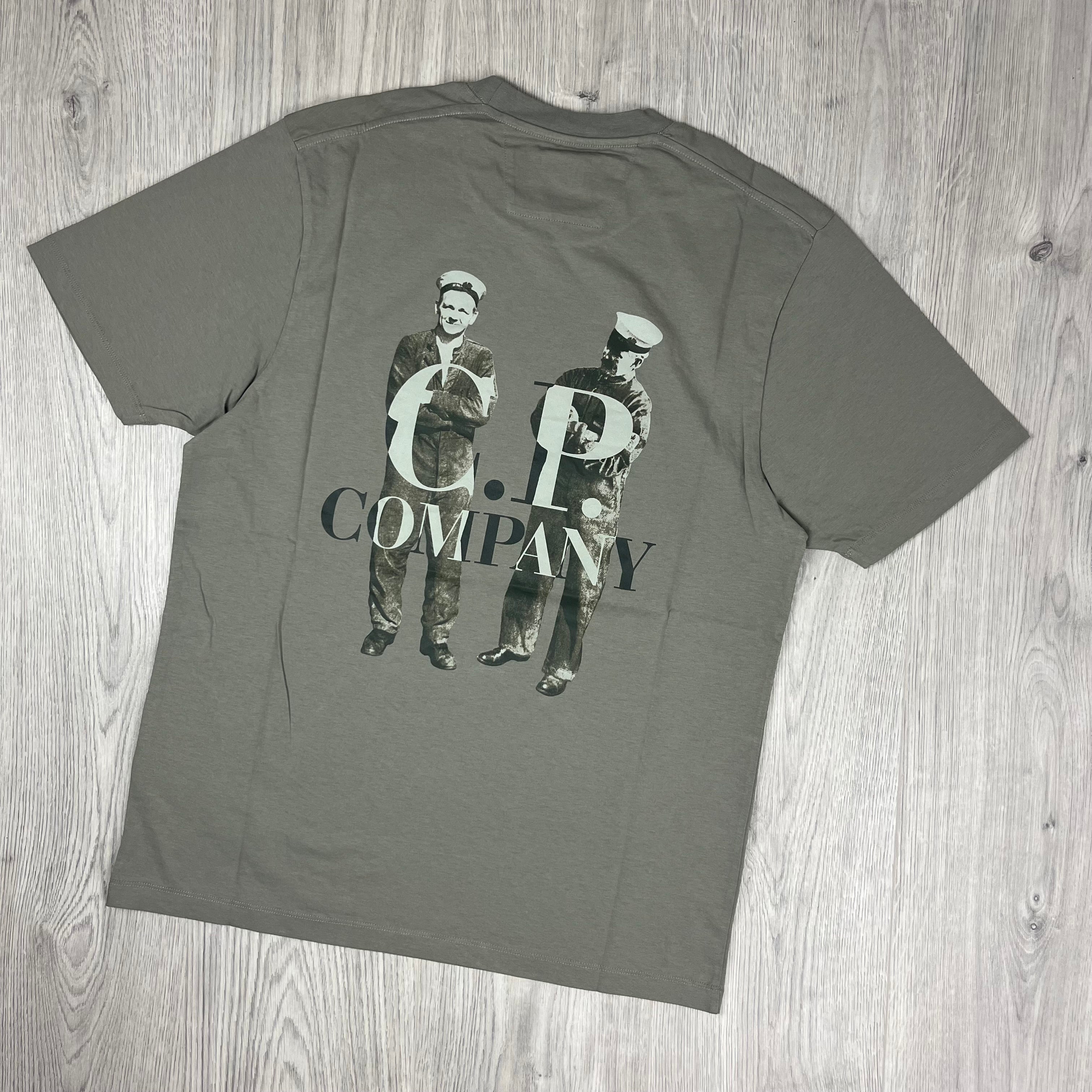 CP Company Sailor T-Shirt - Fungi Grey Ironleague