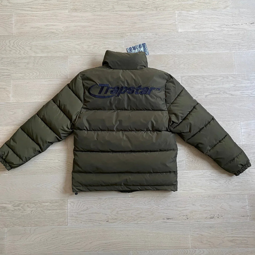 Trapstar Puffer Jacket - Olive Green Ironleague