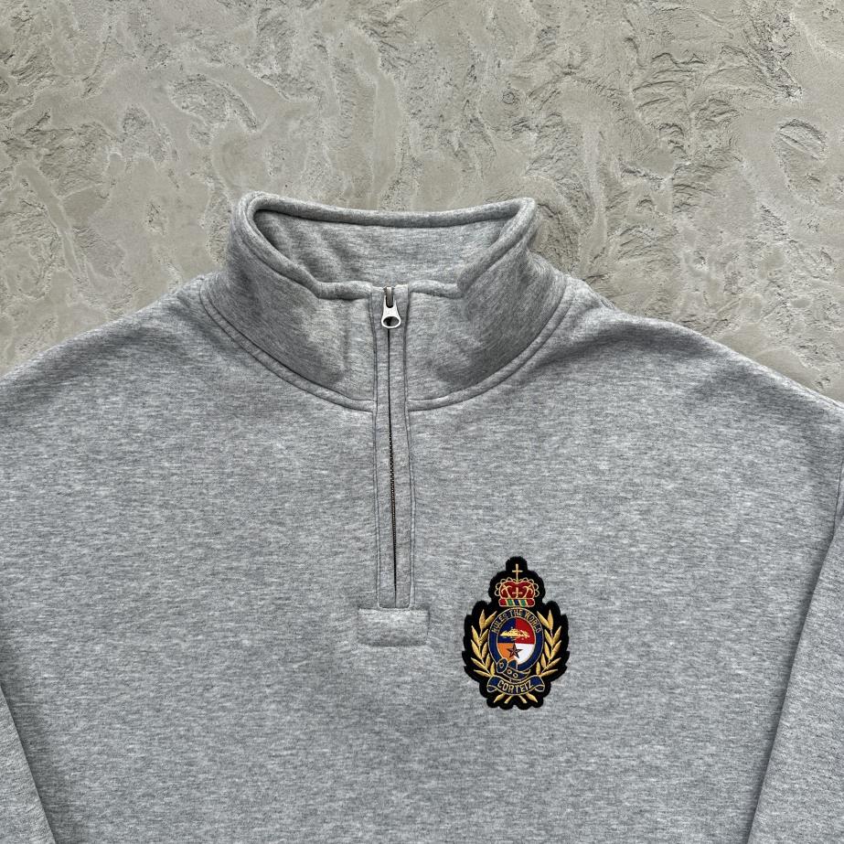Corteiz Royale Crest Quarter Set - Heather Grey Ironleague
