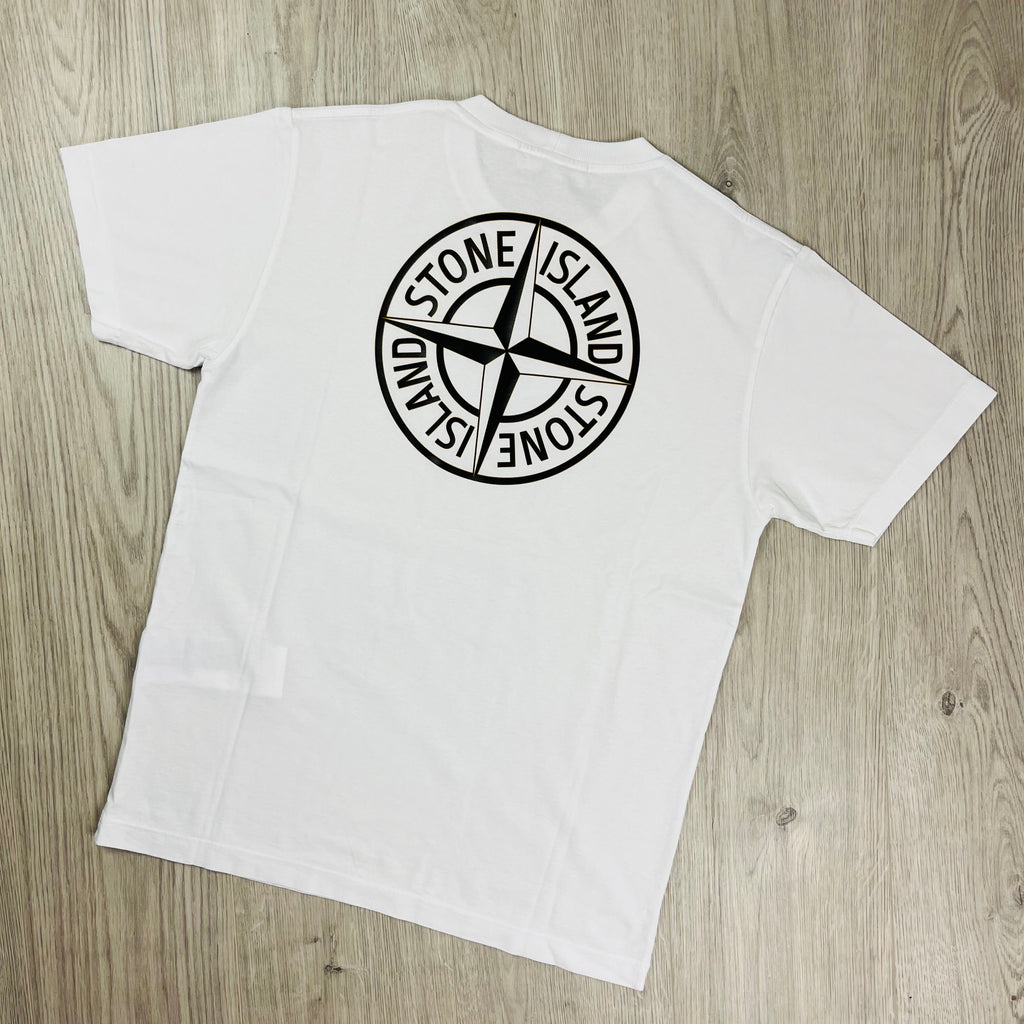 Stone Island Printed T-Shirt - White Ironleague