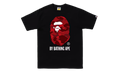 BAPE Color Camo By Bathing Ape Tee FW22 - Black / Red 1K80 110 019 BLACK RED