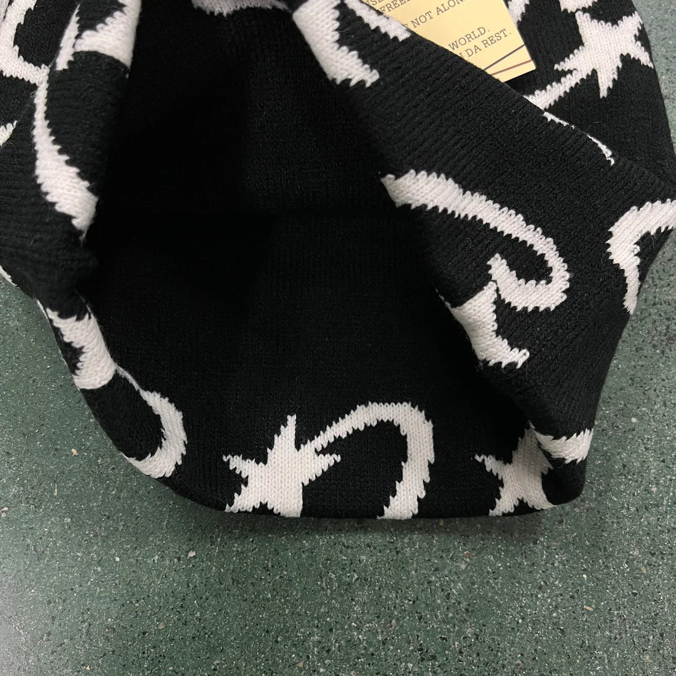 Corteiz C-Starz Monogram Beanie - Black Ironleague