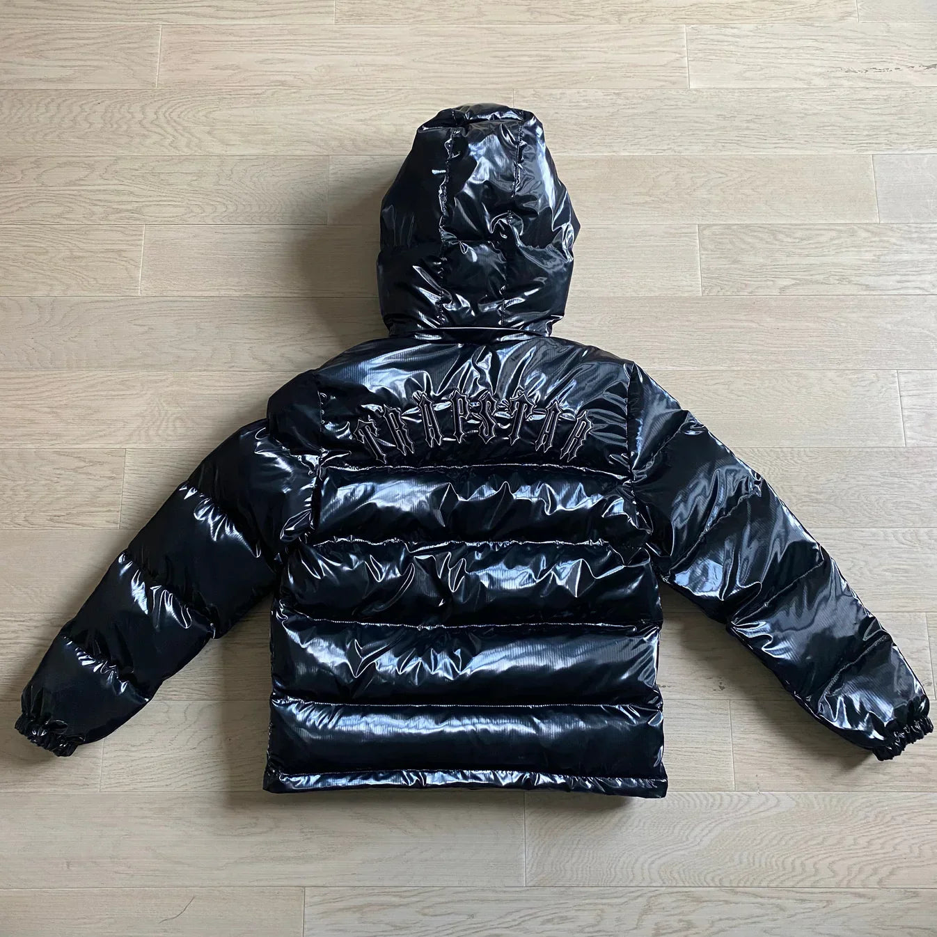 Trapstar Irongate Arch Puffer Jacket - Glossy Black Ironleague