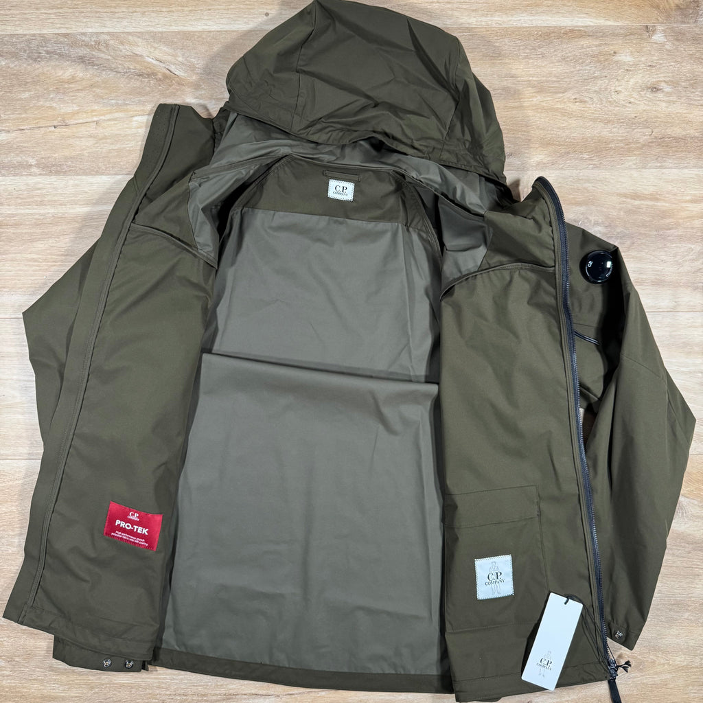 CP Company Pro-Tek Lens Jacket in Ivy Green Ironleague