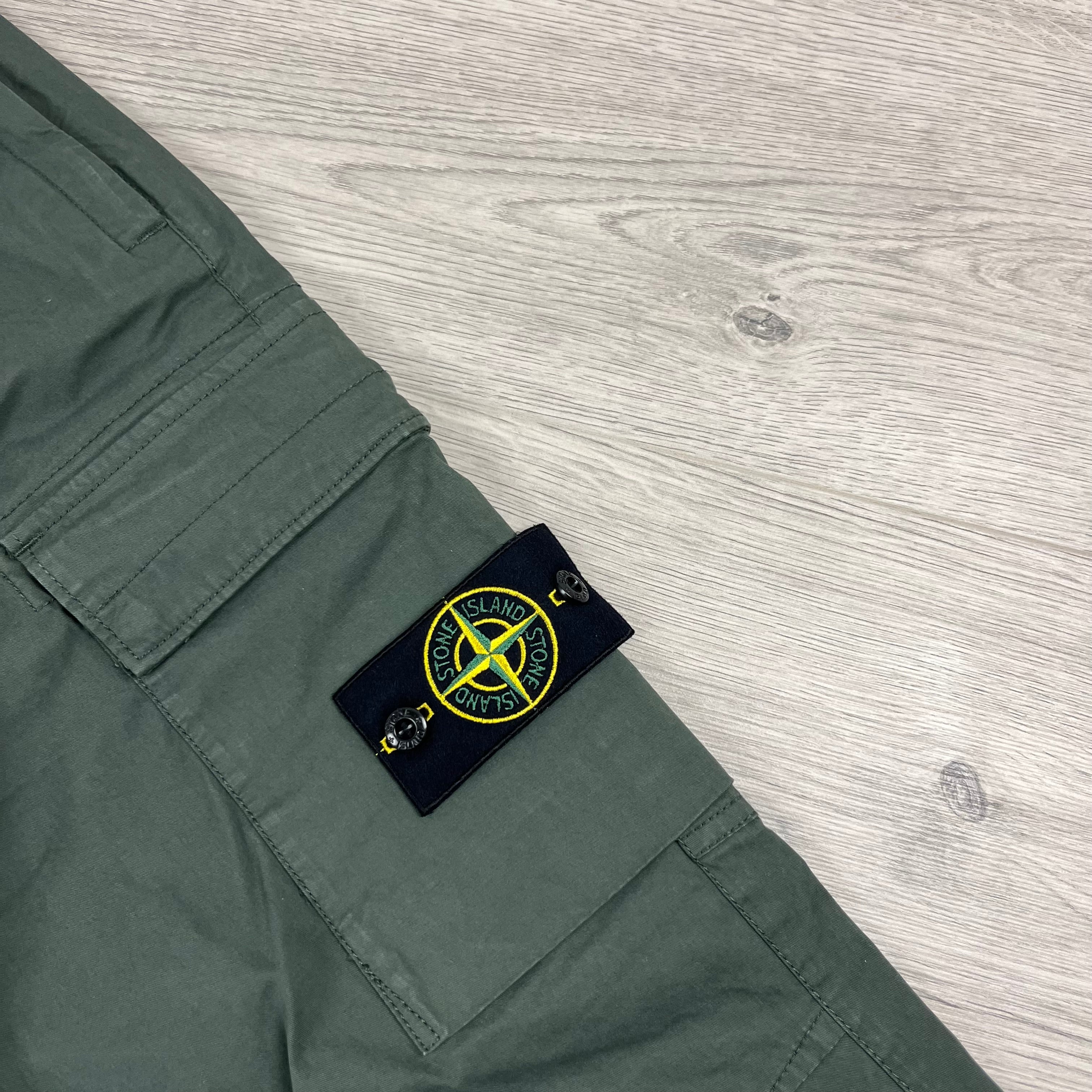 Stone Island Cargo Trousers - Musk Ironleague