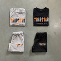 Trapstar Chenille Decoded Short Set - Black/White Ironleague