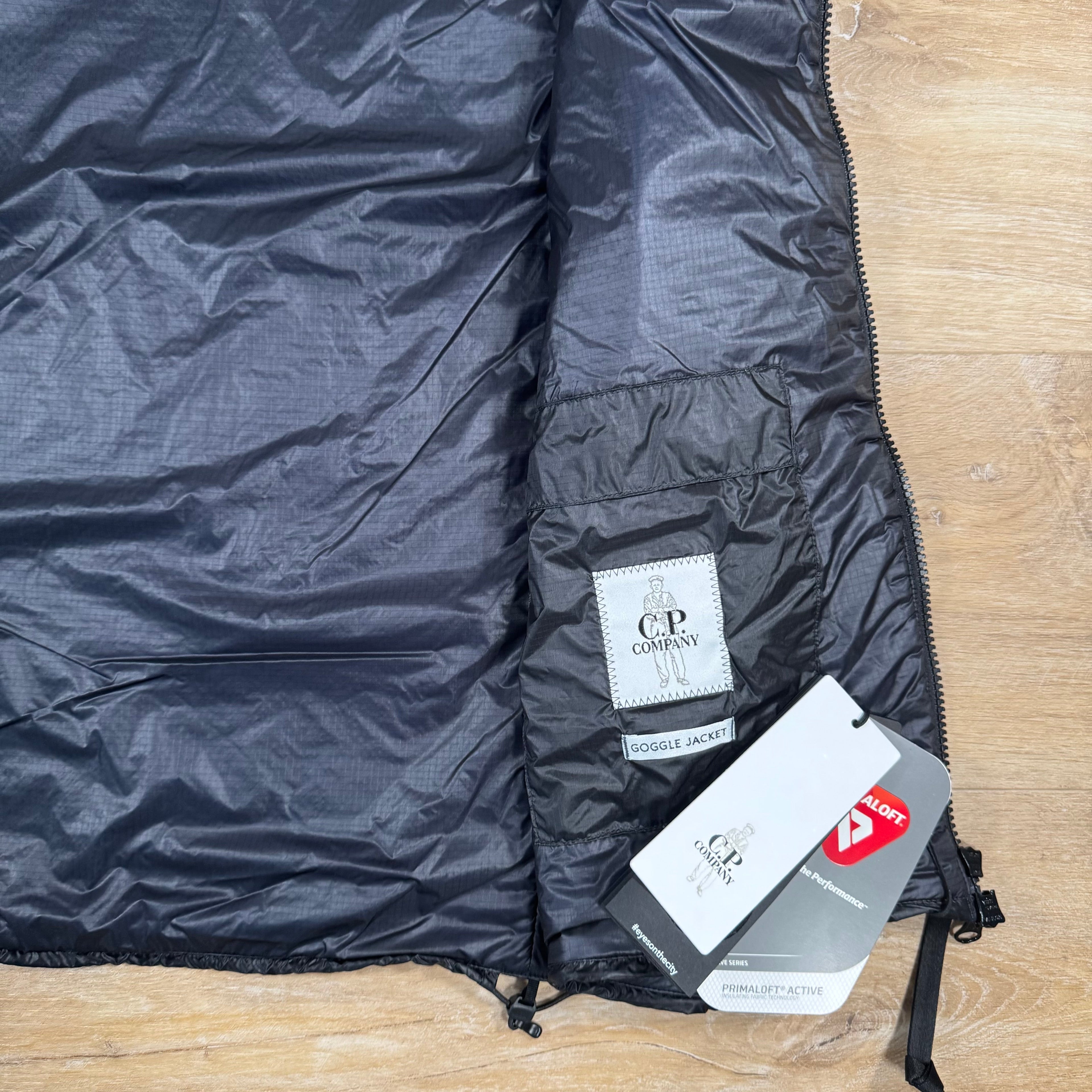 CP Company Nada Shell Primaloft Goggle Vest in Navy Ironleague