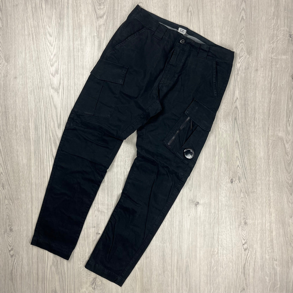 CP Company Cargo Trousers - Black Ironleague
