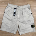 Stone Island Stretch Tela Bermuda Shorts in Sand Ironleague