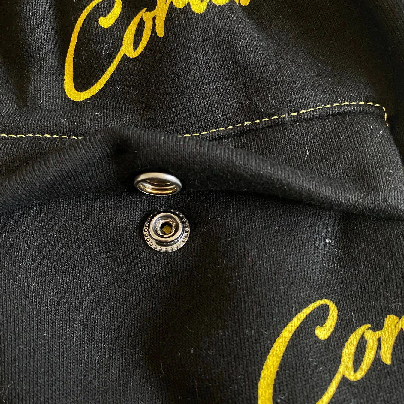 Corteiz All Over Print Joggers - Black/Yellow Ironleague