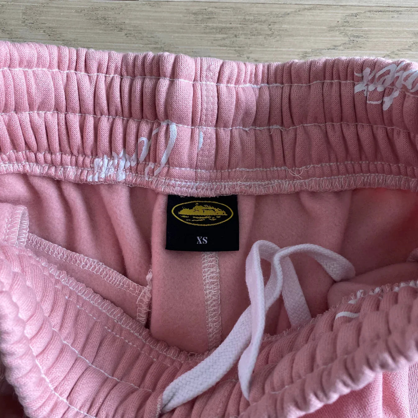 Corteiz All Over Print Joggers - Pink Ironleague