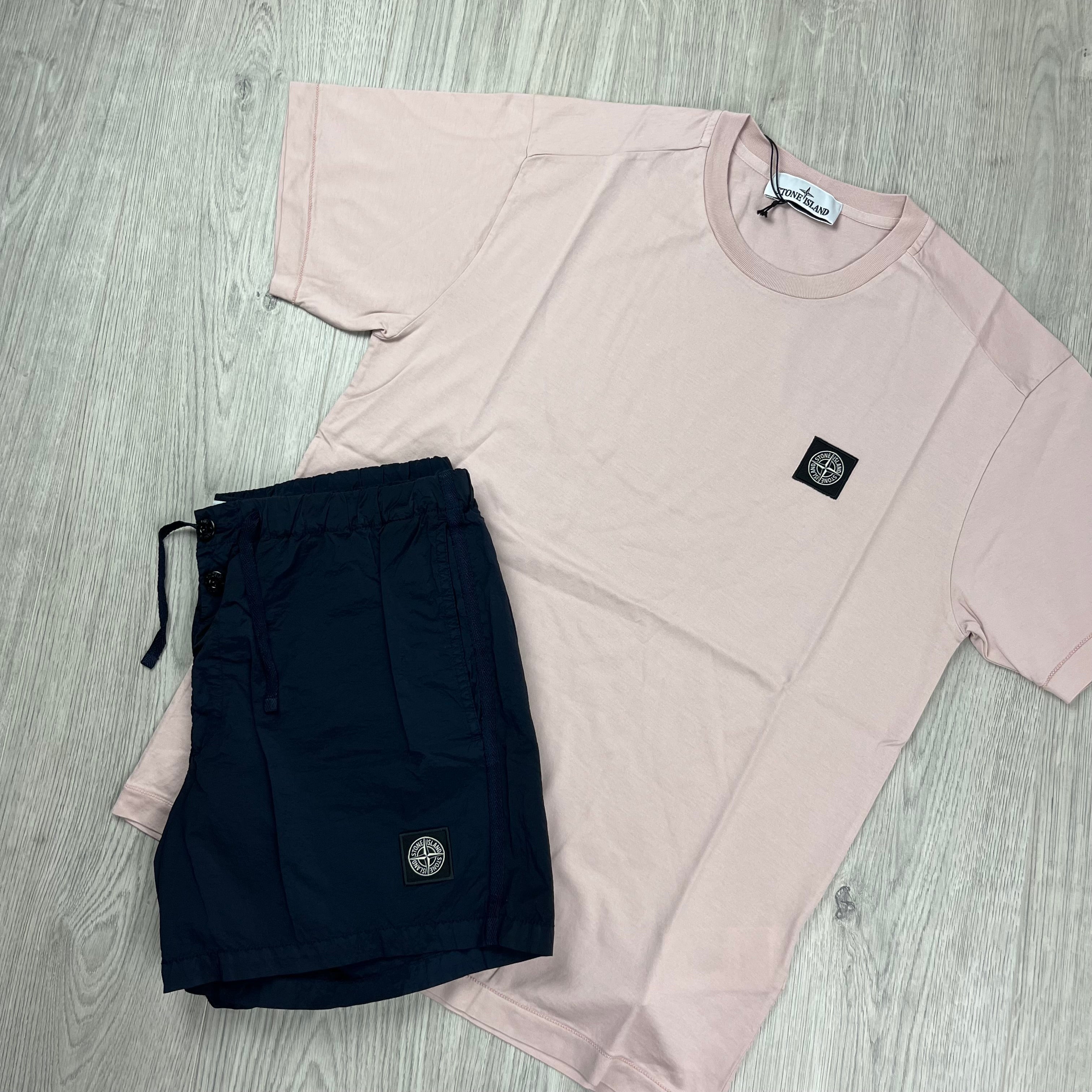 Stone Island Holiday Set - Rose/Navy Ironleague