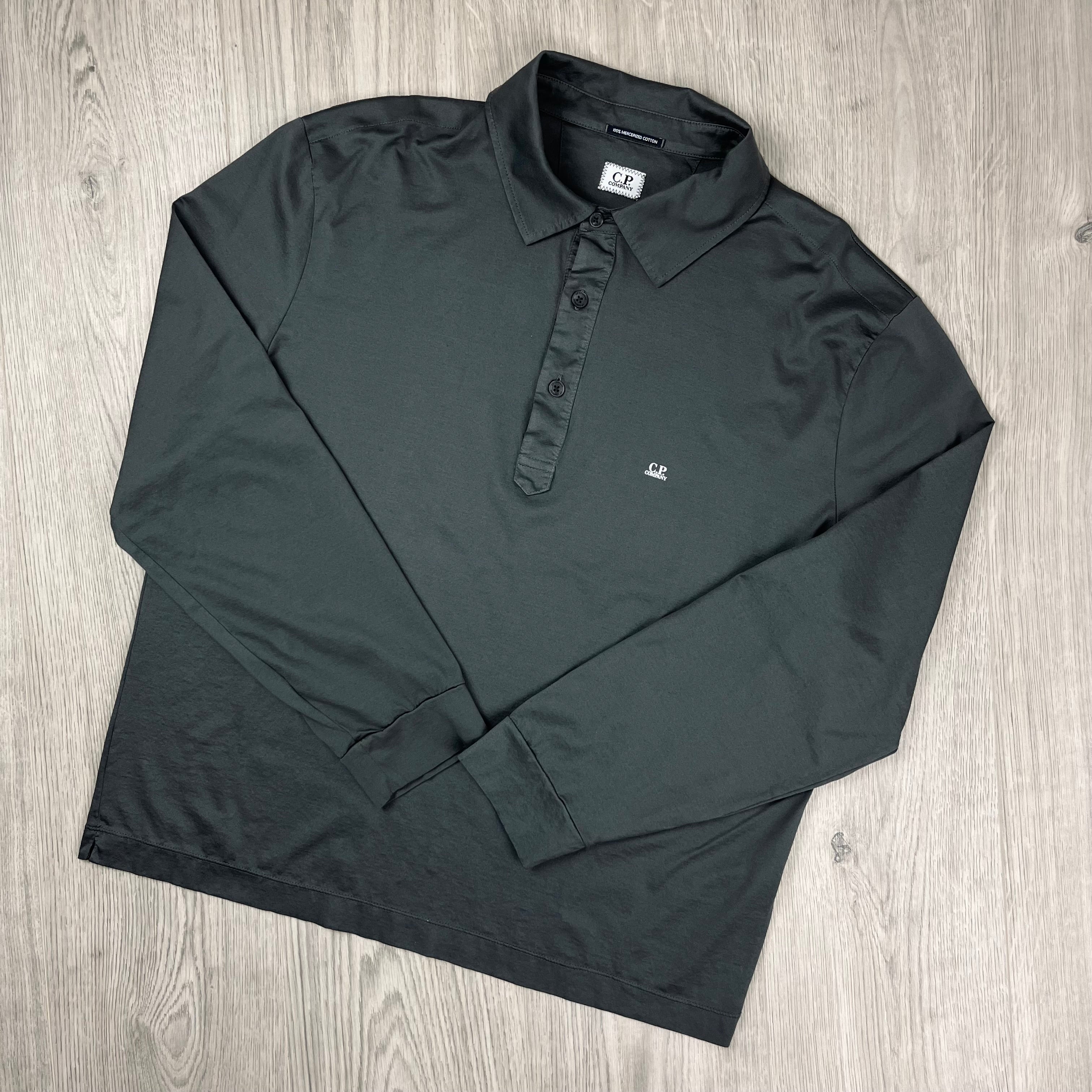 CP Company Polo Shirt - Dark Shadow Ironleague