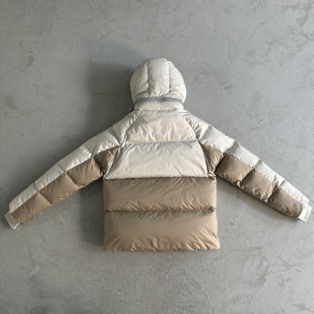 Syna Puffer Coat - Beige/White Ironleague