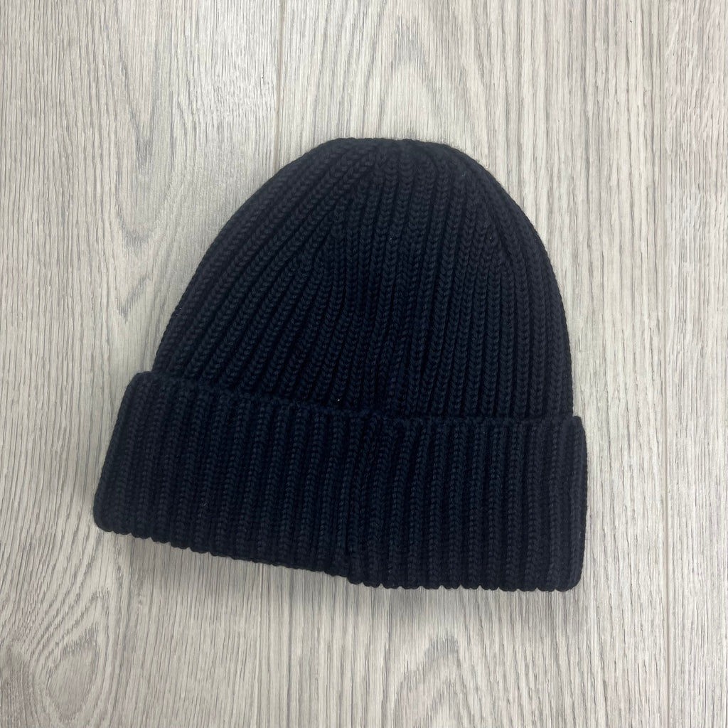 CP Company Lens Beanie - Navy Ironleague