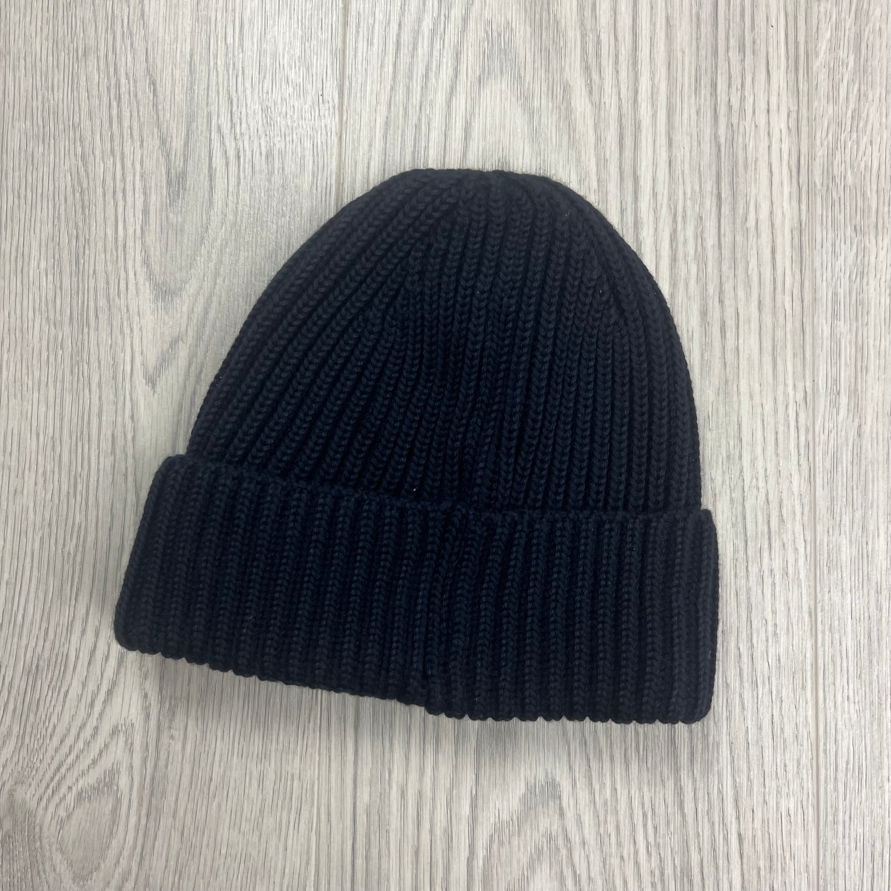 CP Company Lens Beanie - Navy Ironleague