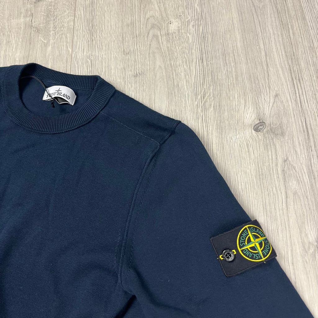 Stone Island Knit Sweatshirt - Navy Ironleague
