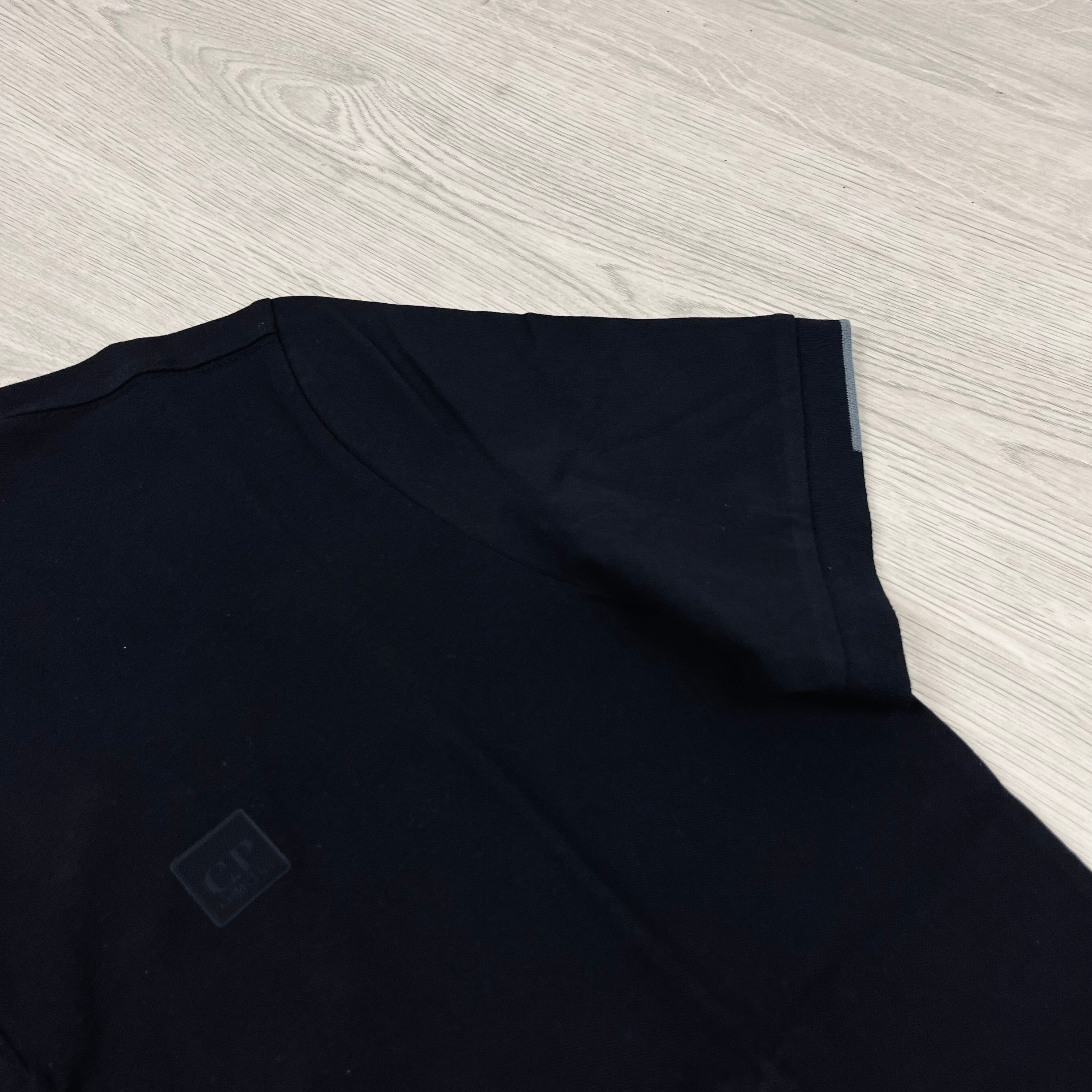 CP Company Metropolis Polo Shirt - Black Ironleague
