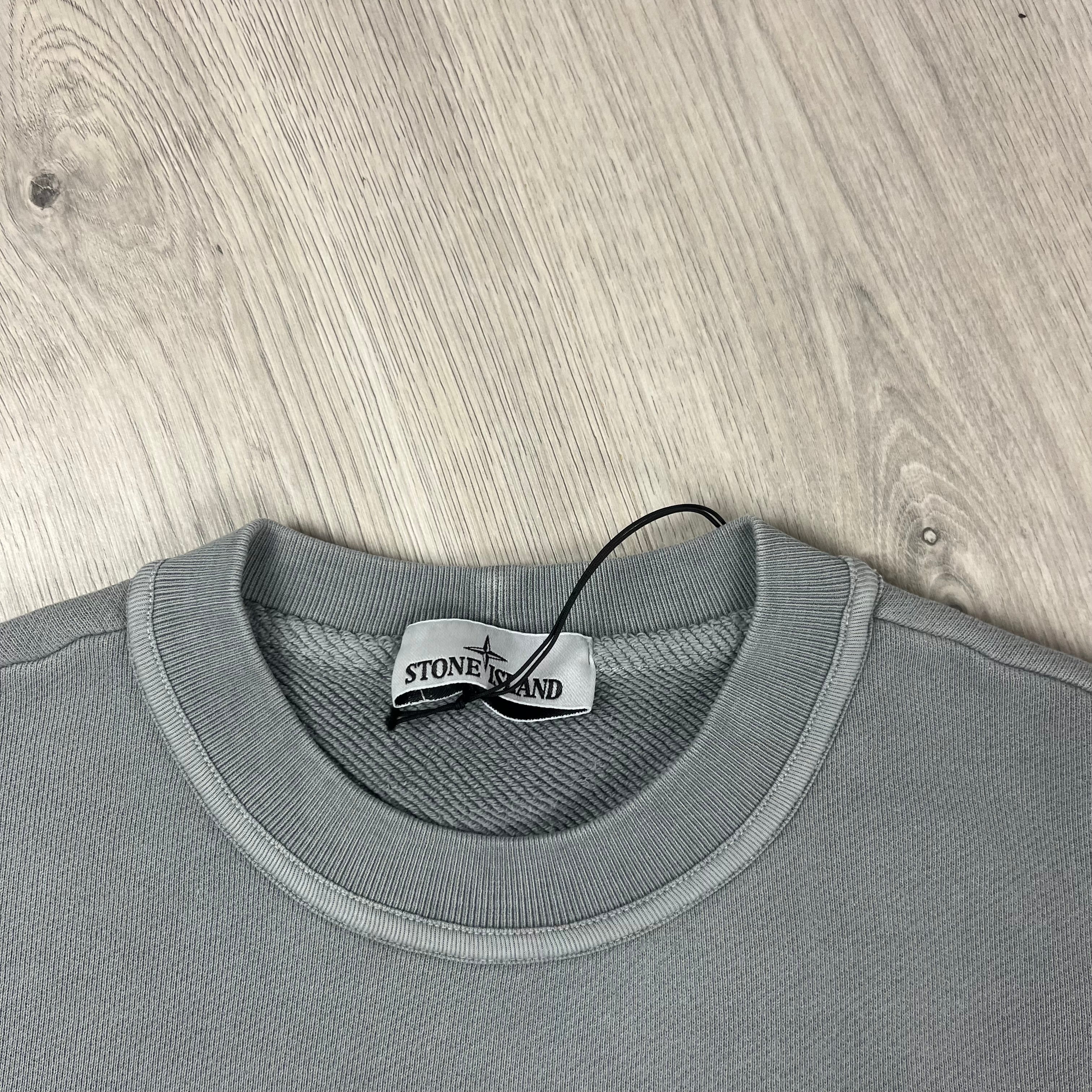Stone Island Dyed Sweatshirt - Grey Ironleague