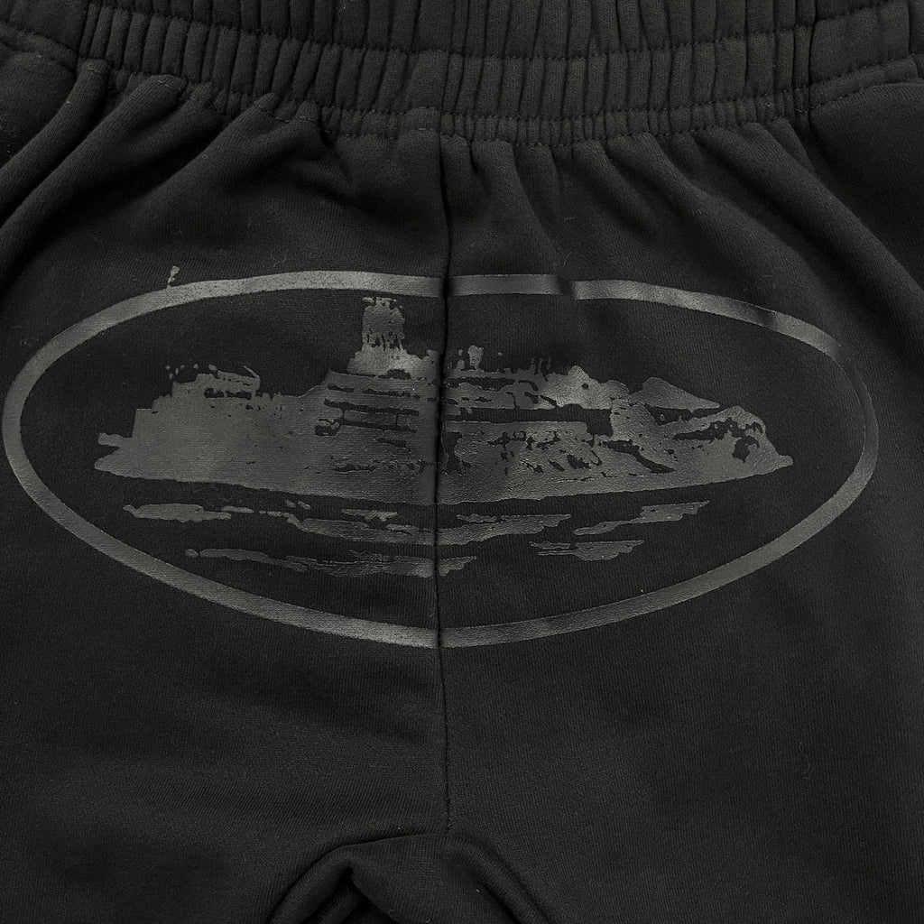 Corteiz Alcatraz Pants - Black/Black Ironleague