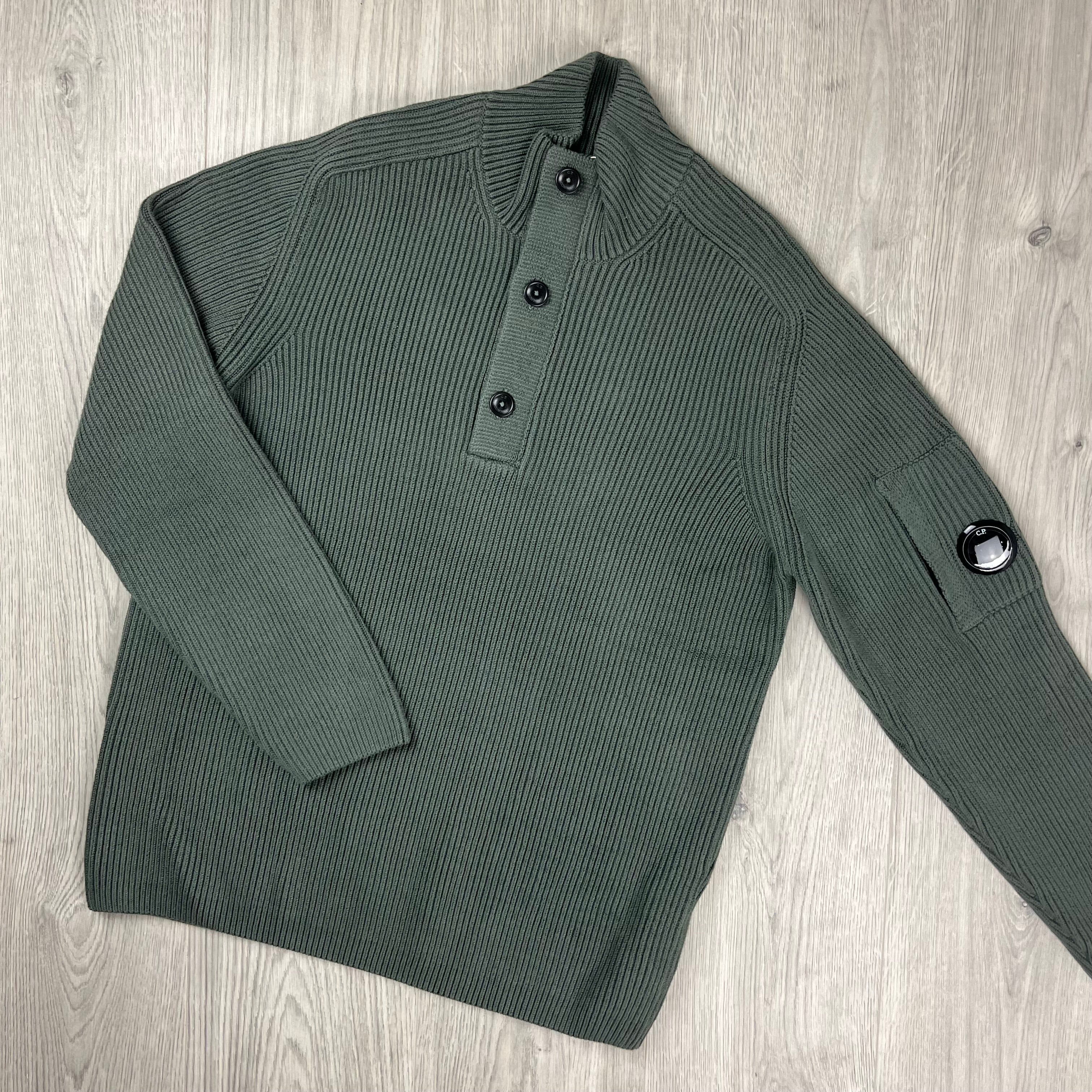 CP Company Knit Fleece - Gunmetal Ironleague