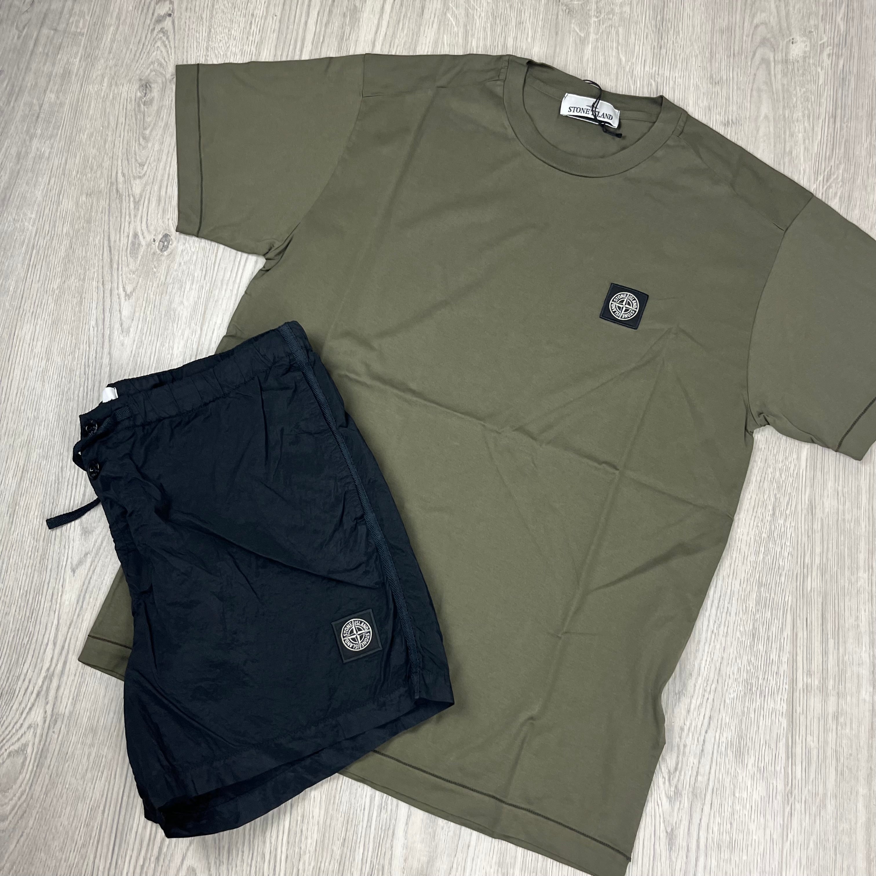 Stone Island Holiday Set - Olive/Black Ironleague
