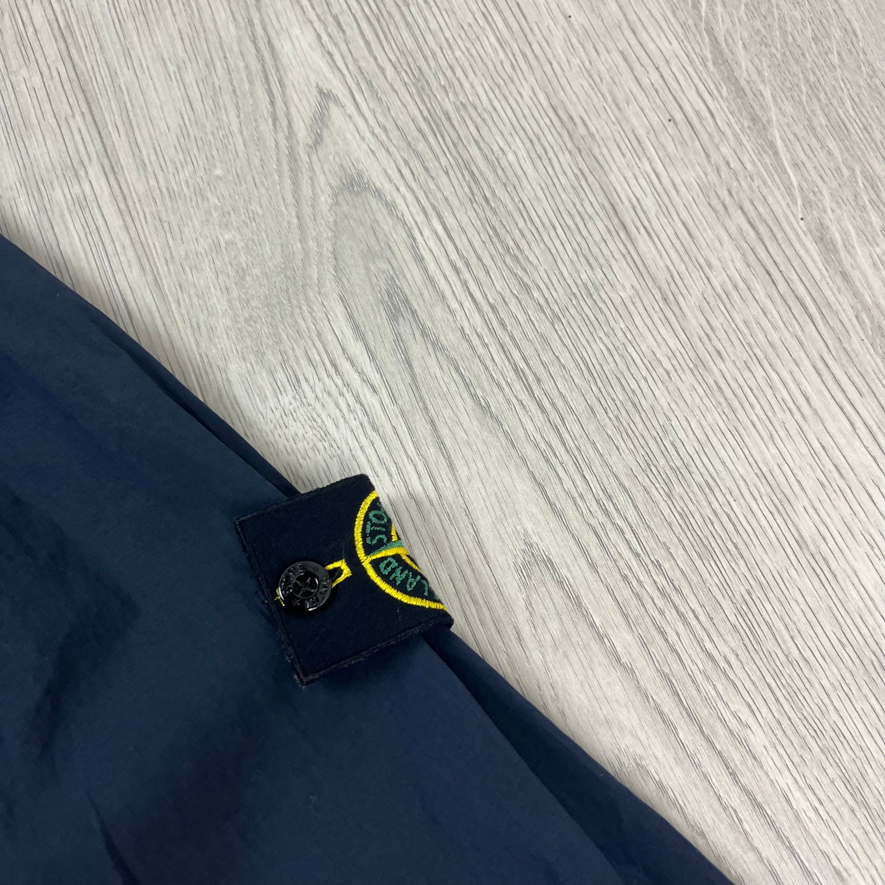 Stone Island Hooded Overshirt - Navy Ironleague