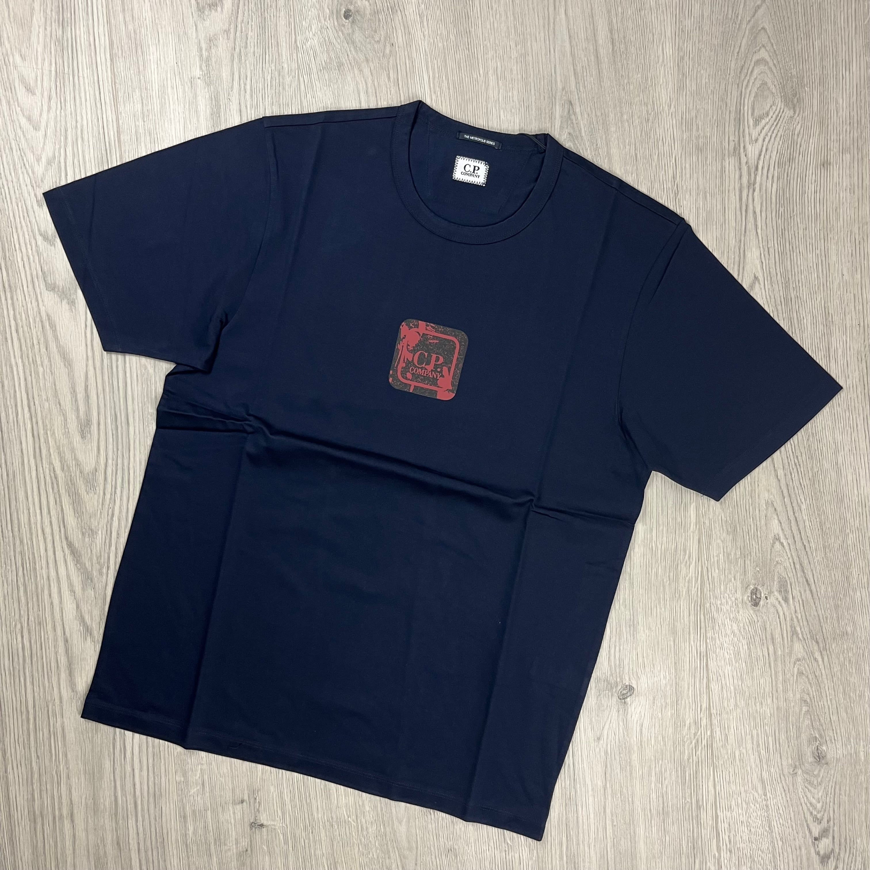 CP Company Metropolis T-Shirt - Navy Ironleague