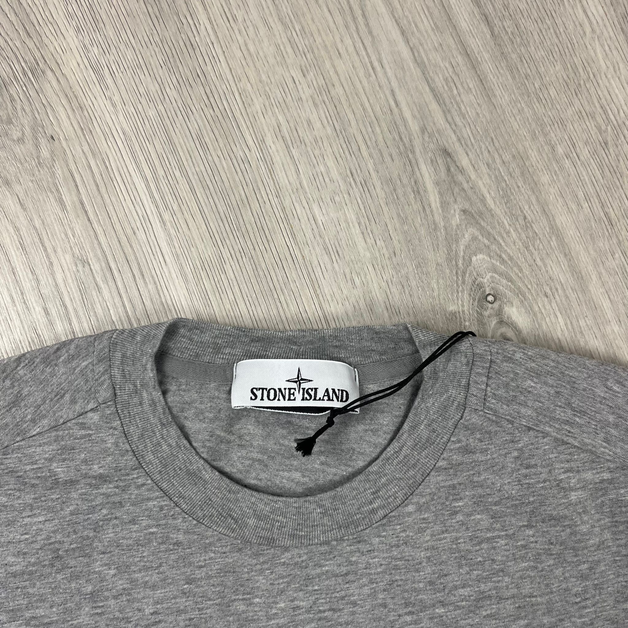 Stone Island Patch T-Shirt - Grey Ironleague