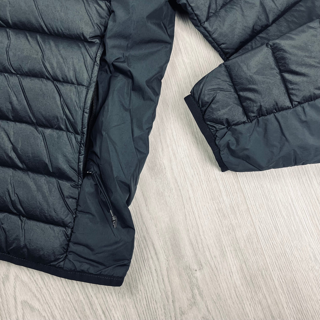 Stone Island Woven Down Jacket - Black Ironleague