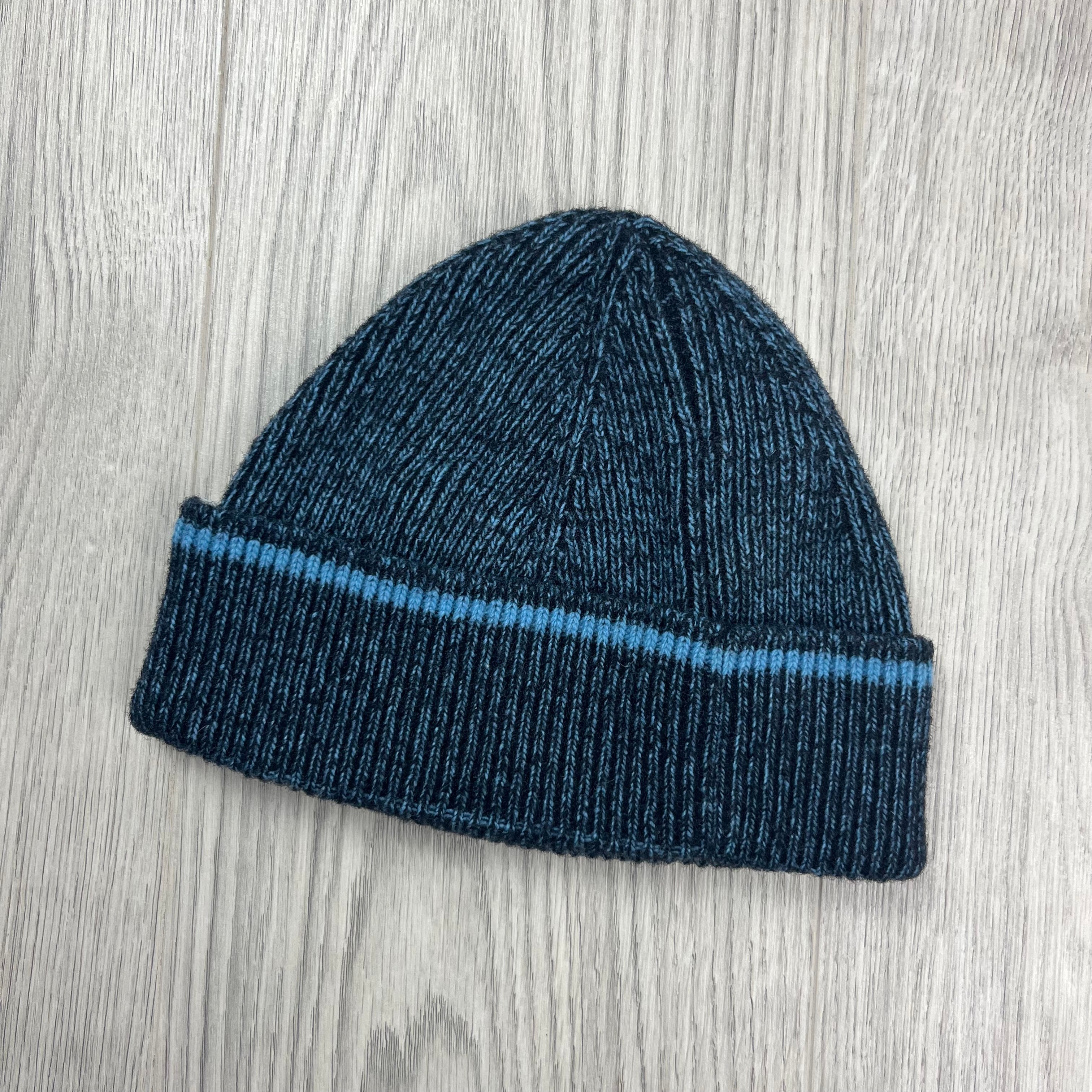 CP Company Patch Beanie - Aegean Blue Ironleague