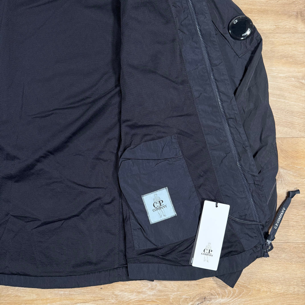 CP Company Chrome-R Lens Overshirt in Navy Ironleague