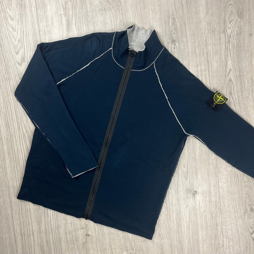 Stone Island Reversible Fleece - Grey/Navy Ironleague