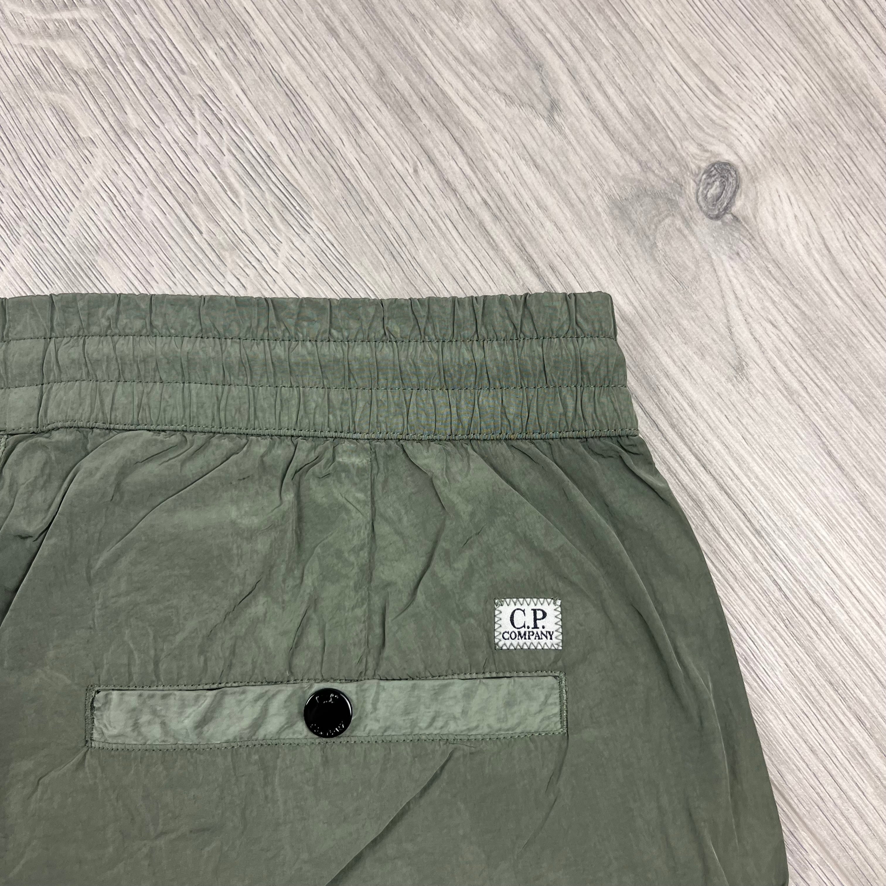 CP Company Chrome Cargo Trousers - Agave Green Ironleague
