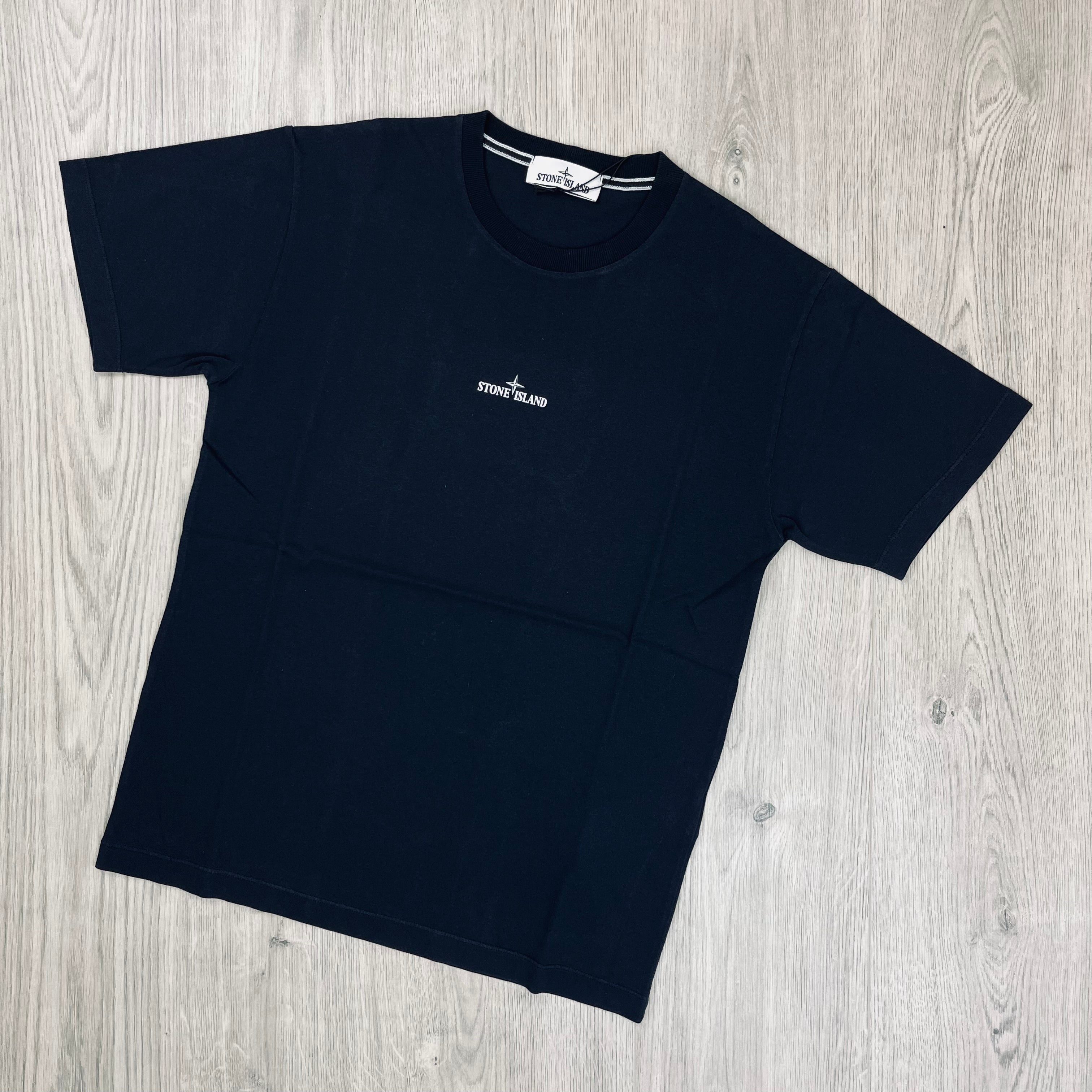 Stone Island Printed T-Shirt - Navy Ironleague