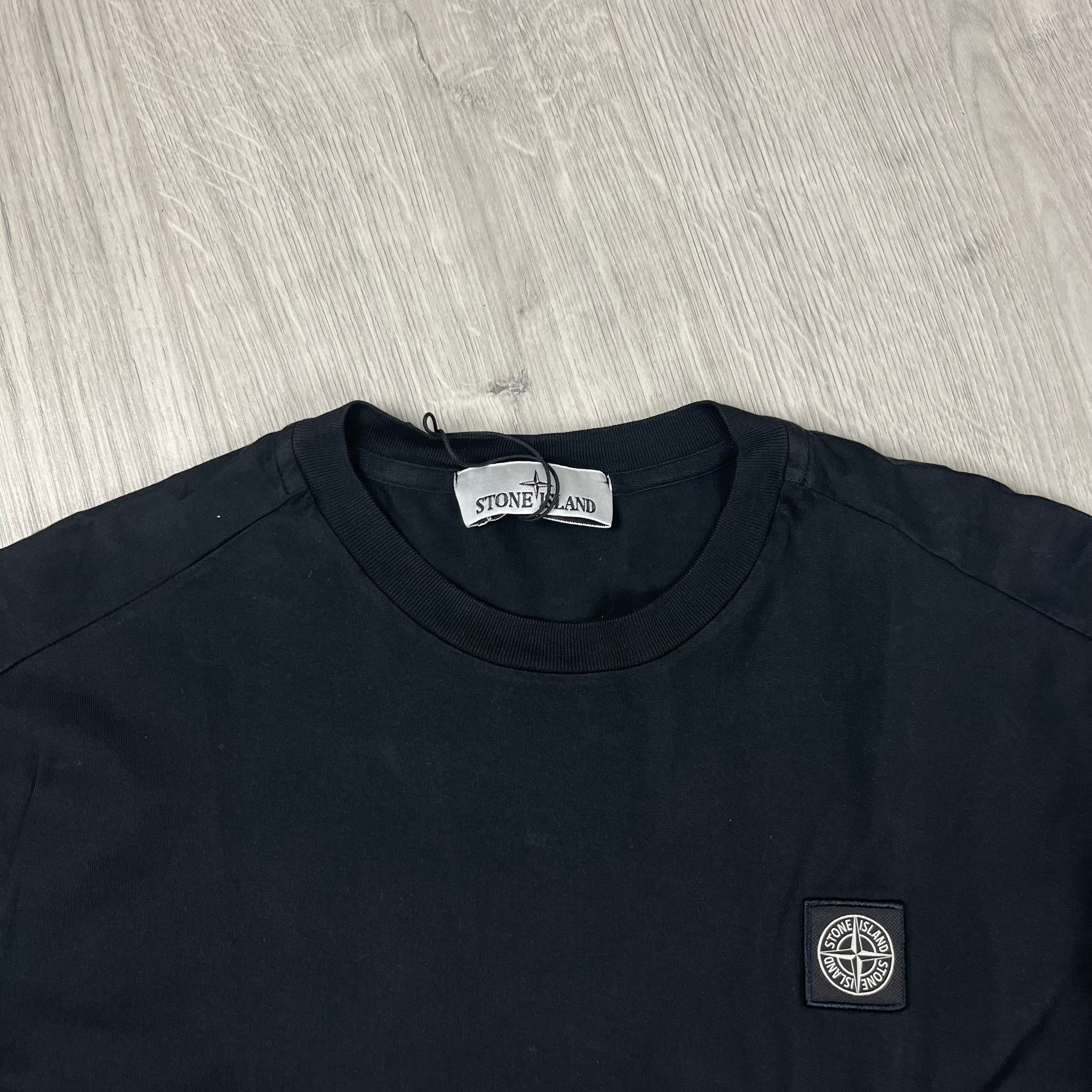 Stone Island Long Sleeve T-Shirt - Black Ironleague