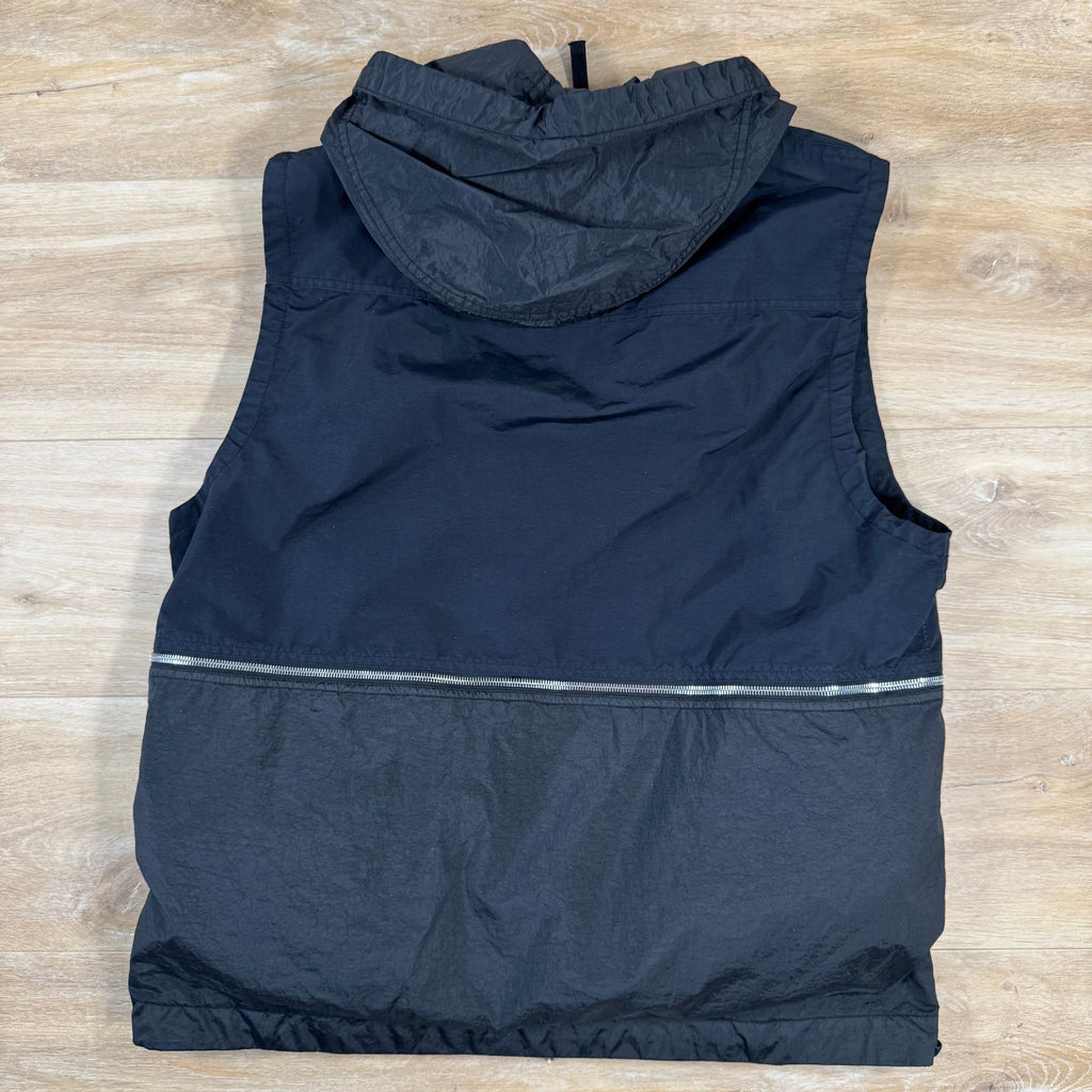 Stone Island Nylon Metal Watro-TC Convertible Jacket in Black Ironleague
