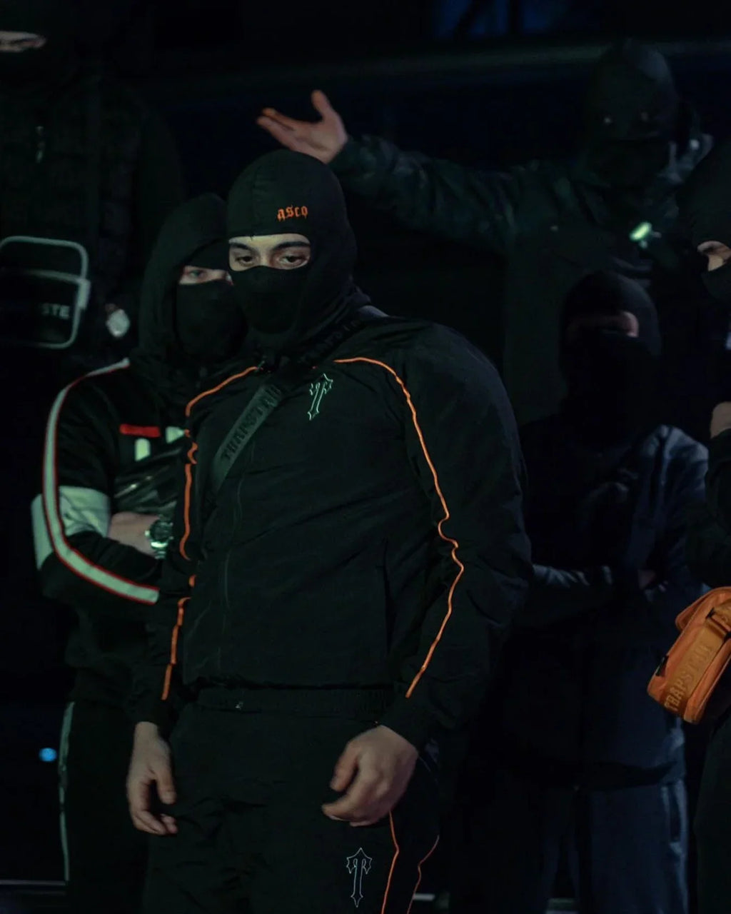 Trapstar Irongate T Shellsuit - Black/Yellow Ironleague